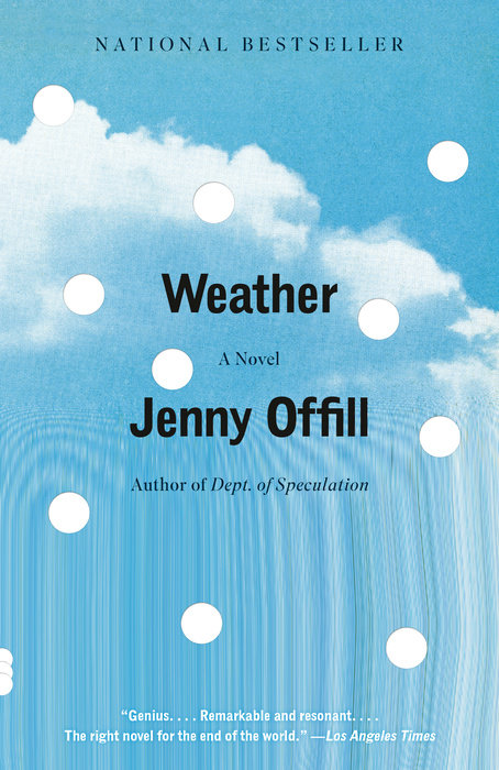 An image of the cover of Weather, a book by Jenny Offill