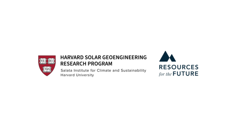 Harvard Solar Geoengineering Research Program and Resources for the Future logos.