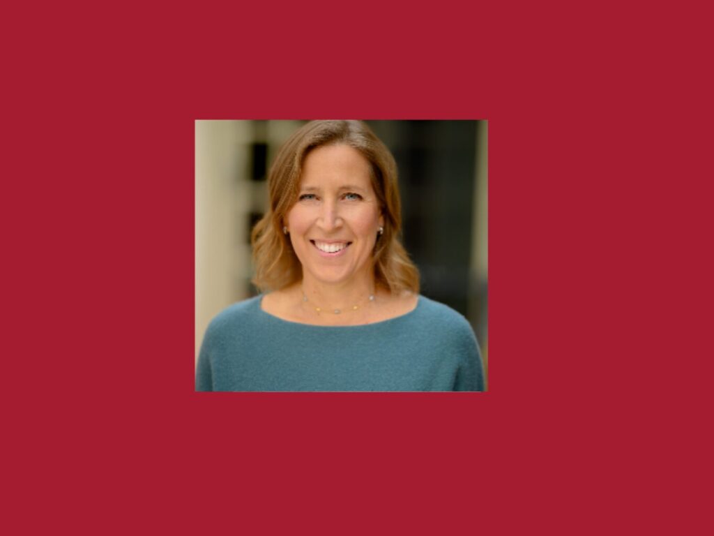 Adviser and supporter to the Institute and Harvard University alumna Susan Wojcicki, AB’90