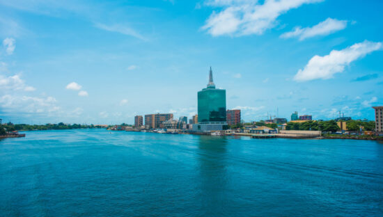 A view of the Lagoon, Victoria Island, Lagos