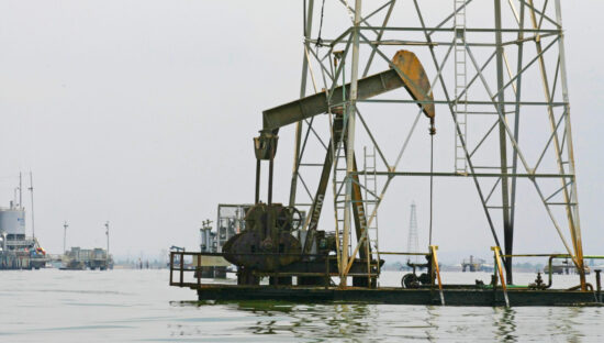 oil derrick in Venezuela