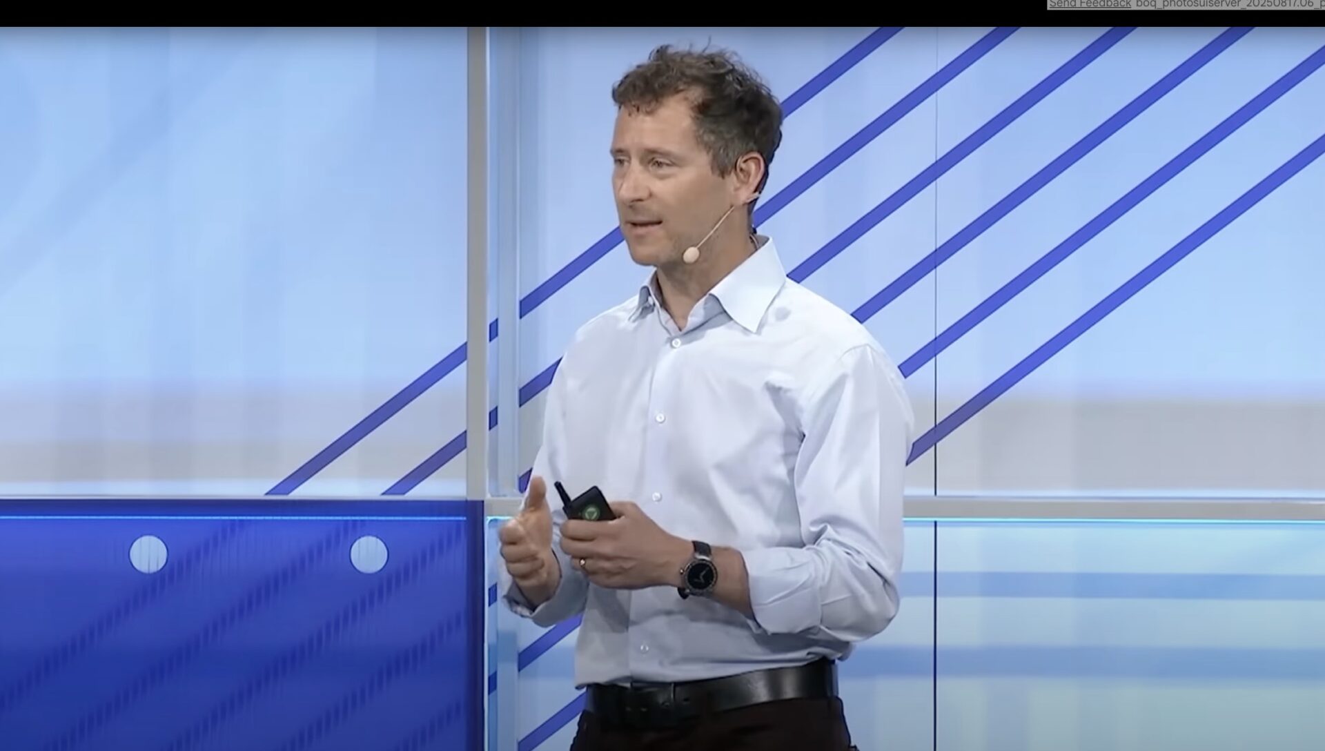 Dennis Troper speaks onstage