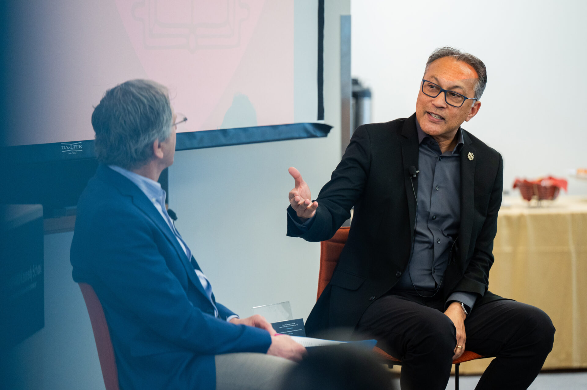 Ani Dasgupta delivers a book talk at Harvard