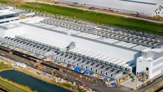 data center viewed from the air