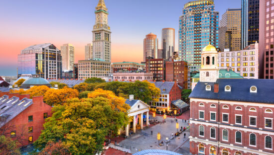 Boston downtown skyline