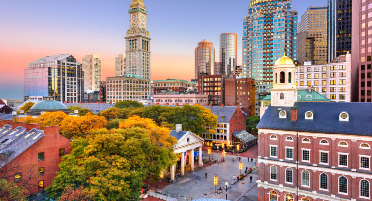 Boston downtown skyline