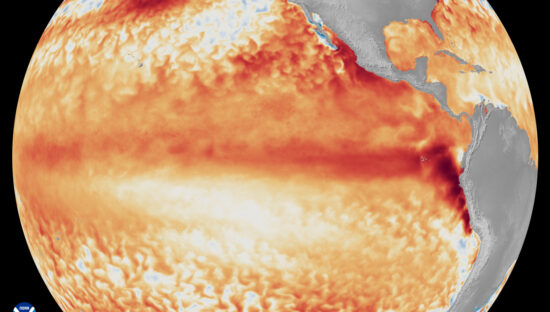 El Nino sat image by NOAA
