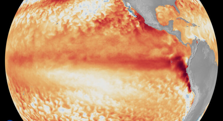 El Nino sat image by NOAA