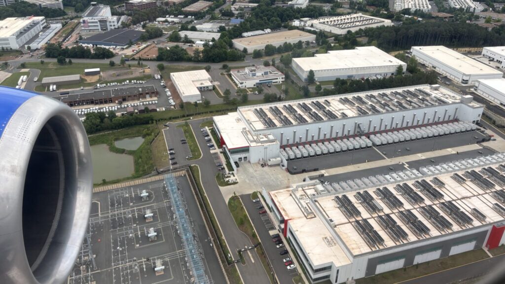 Data centers in Ashburn, Virginia.