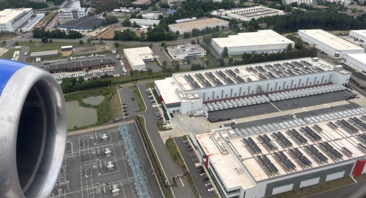 Data centers in Ashburn, Virginia.