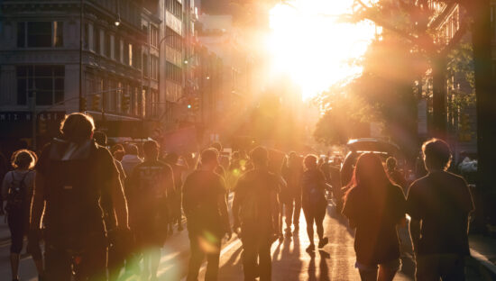 hot sun in the city