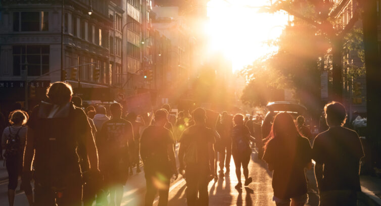 hot sun in the city