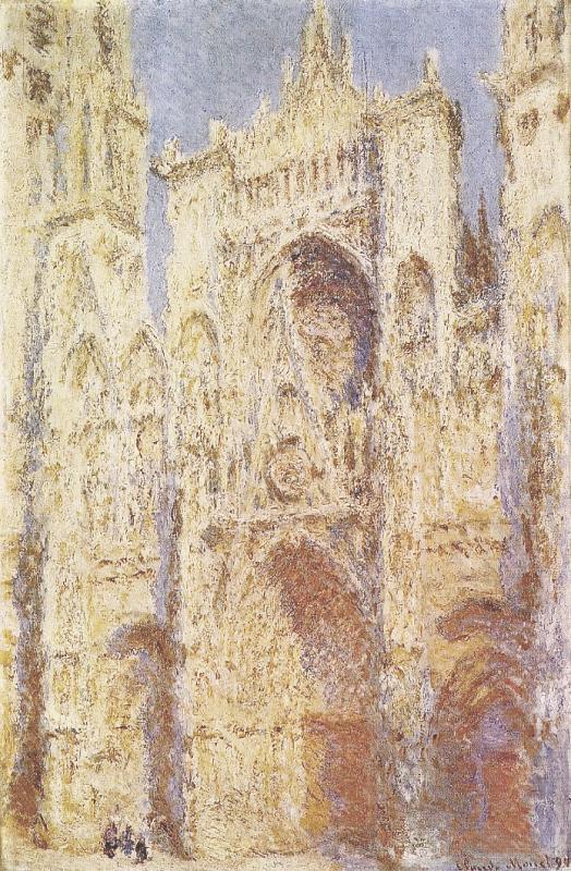 Monet painting of the Rouen Cathedral