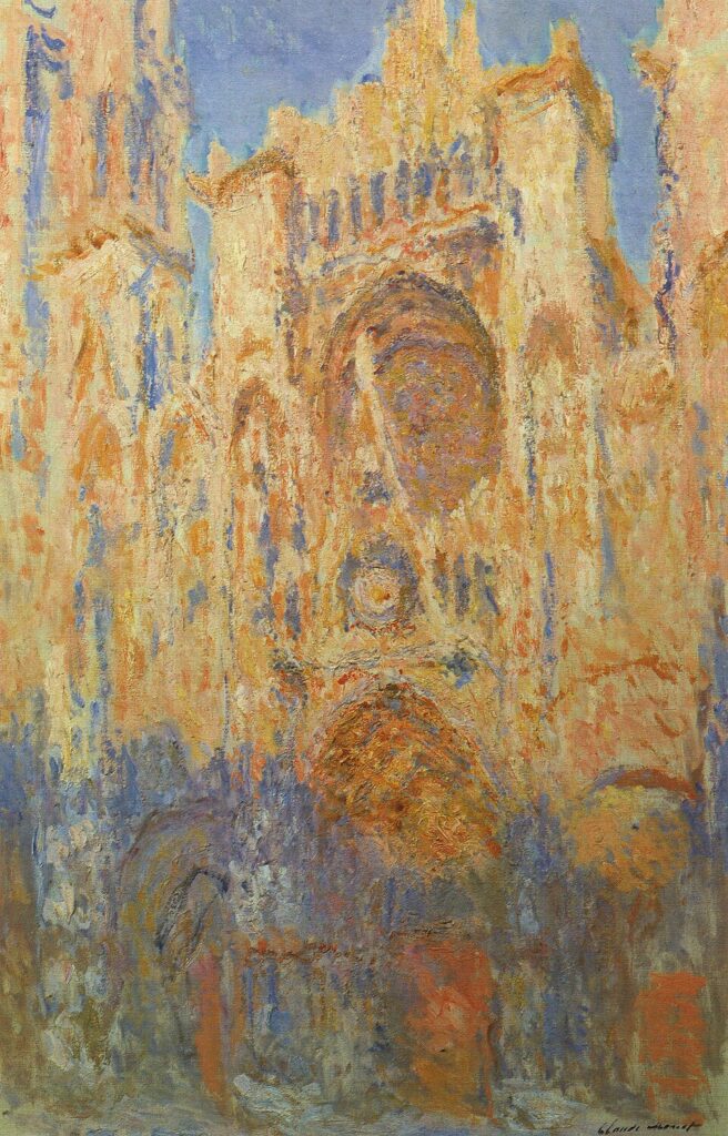 Monet painting of the Rouen Cathedral