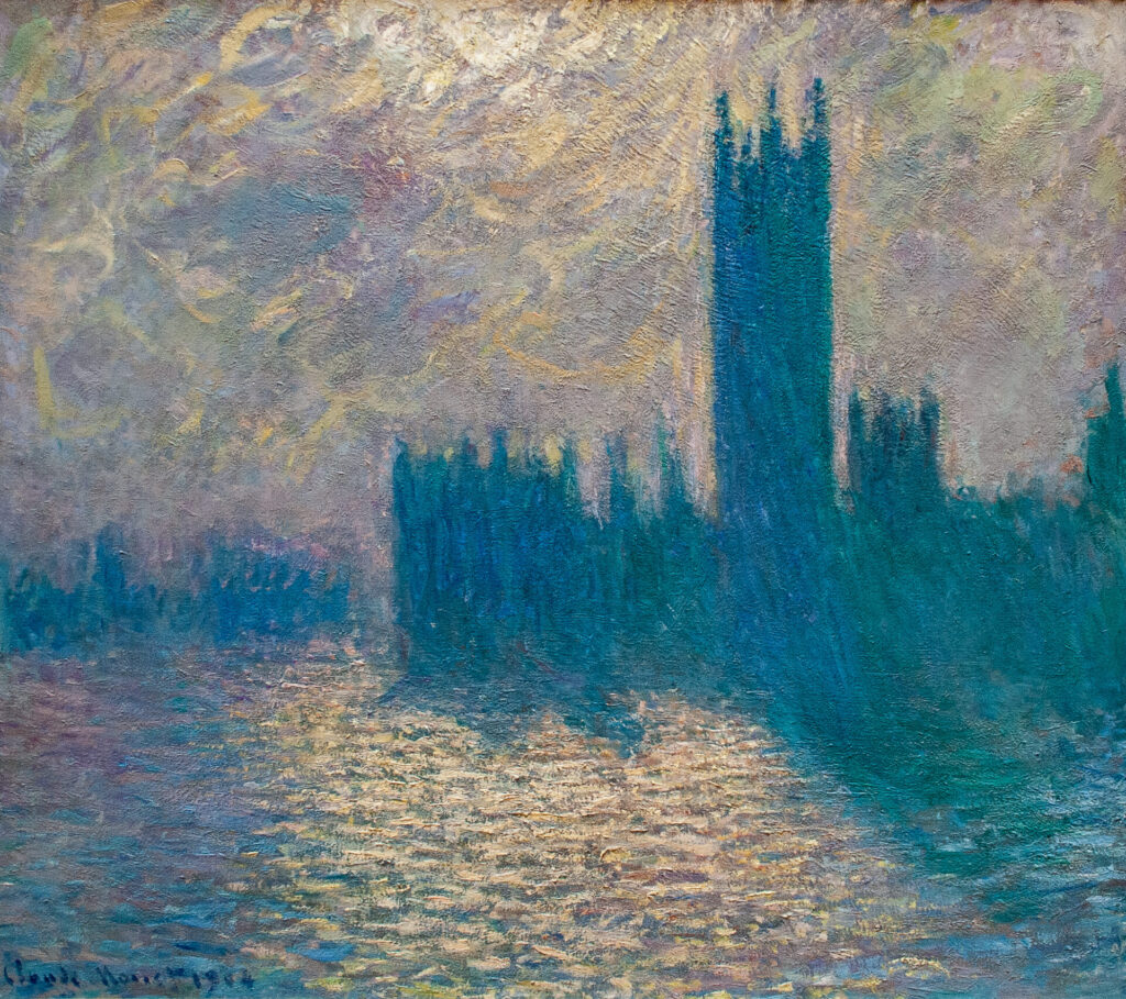 Houses of Parliament painting