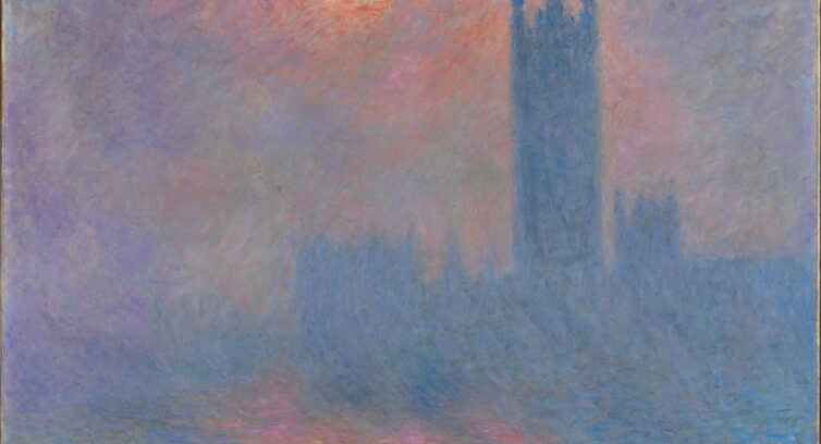 London, the Houses of Parliament painting