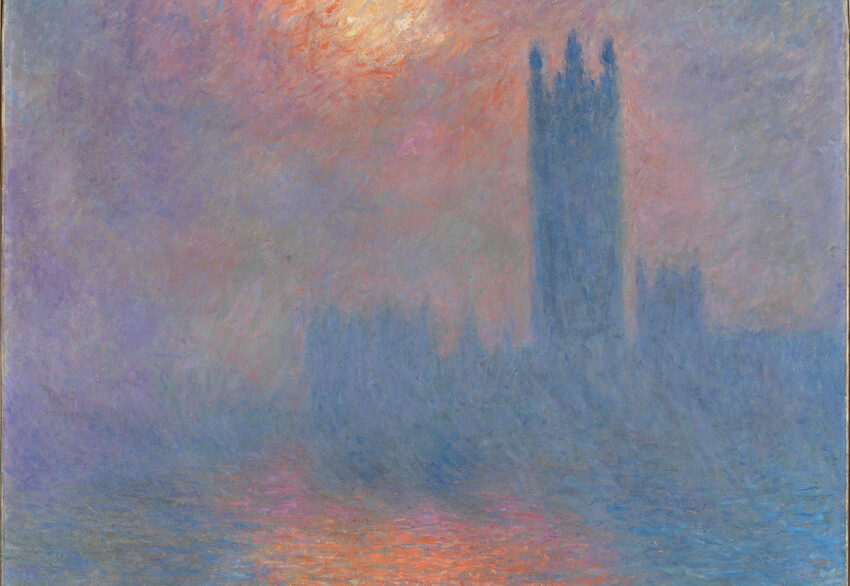 London, the Houses of Parliament painting